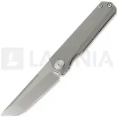 Maxace Baby Racoon Dog kääntöveitsi, Smooth Titanium
