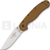 Ontario RAT-1 kääntöveitsi, ruskea/satin