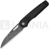 CIVIVI Guile C24062B-DS1 Damascus, Black Micarta, pocket knife, Shawn Ashmore design