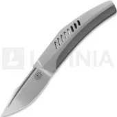 Reate Small Krypton kääntöveitsi, Bead Blast Titanium, Hand Rubbed