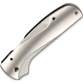 Flytanium Titanium Lotus Scales for Spyderco Shaman - Stonewash kahvapalat