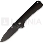 QSP Knife Hawk kääntöveitsi, ebony, musta