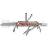 Mercury Duca 7 - Elmax - Red Burlap Micarta kääntöveitsi