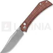 Mercury Amon - Elmax - Red Burlap Micarta kääntöveitsi