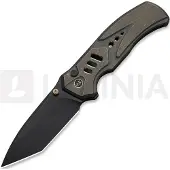 We Knife Zentron WE24094-3 Blackwashed Böhler M390, Bronze Titanium, pocket knife