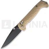 Toor Dropwing kääntöveitsi, Coyote Tan G-10, Black Gun-Kote