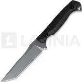Toor Krypteia T veitsi, Black G-10, Gray Gun-Kote