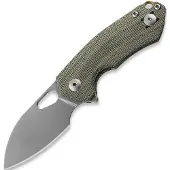 GiantMouse ACE Riv Liner lock kääntöveitsi, green canvas micarta