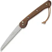 Woxna Ljusnan 180 mm + Alfta leather sheath retkisaha, cognac