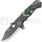 Andre de Villiers Trailboss Regrind & Wave Tab kääntöveitsi, Voodoo Resin