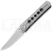 Kizer Cutlery Feist 2 X Series Clip Point kääntöveitsi, Gray Titanium, Stonewash