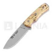 Nieto Chaman Bushcraft veitsi, curly birch