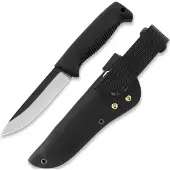 Peltonen Knives Peltonen M07 Ranger Puukko Uncoated with Leather Sheath - Black