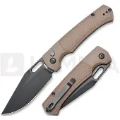 Artisan Cutlery Revel 1867P-BBN, Black PVD AR-RPM9, Brown FRN pocket knife, Ray Laconico design