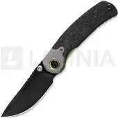 Kizer Cutlery Pioneer Drop Point kääntöveitsi, Marble Carbon Fiber & Titanium, DLC