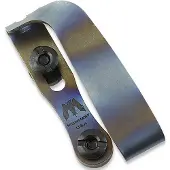 Mummert Knives Slotted Ti-Clip - Flame Anodized