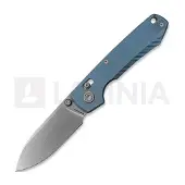 Vosteed Raccoon TiSlim Crossbar - Stonewash - Titanium kääntöveitsi, sininen