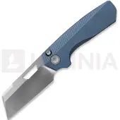 Vosteed Nip-L - Satin & Brushed - Titanium kääntöveitsi, sininen