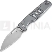 Bestechman Vector - Stonewash - Aluminium kääntöveitsi, harmaa