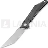 Bestech Kamoza - Stonewash - Titanium kääntöveitsi, harmaa