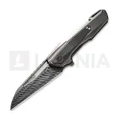 We Knife Falcaria Framelock Damasteel