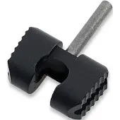 Flytanium Slotted Titanium Ball Cage Lock for Spyderco Manix 2 - Black