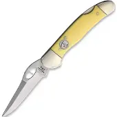 Bear & Son Lockback Yellow Delrin kääntöveitsi