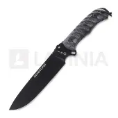 Nieto Desert Fox veitsi, black micarta, musta terä
