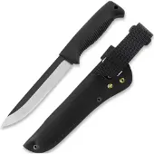 Peltonen Knives Peltonen M95 Ranger Puukko Uncoated with Leather Sheath - Black