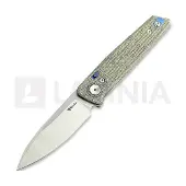 Reate PL-6 kääntöveitsi, Green/Black Micarta, Satin