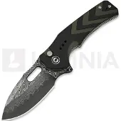 CIVIVI Vexron C24066-DS1 Damascus, Black &amp; Green G10, pocket knife