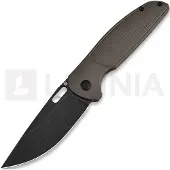 Artisan Cutlery Satyr 1852G-BBO, Blackwashed S90V, Bronze Titanium pocket knife