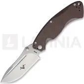 V Nives Olympian Linerlock Dark Earth G10 kääntöveitsi