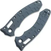 Lex Custom International Microtech Amphibiam Ti Scales - Cerakote Blue Titanium kahvapalat