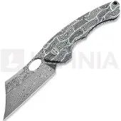 Bestech Skirmish - Damascus - G10, musta, valkoinen