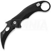 Lionsteel L.E.One MID - Blackwashed kääntöveitsi, musta