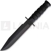 Ka-Bar Fighter 1269 Clippoint Black, fixed knife