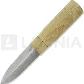 Toni Kilpinen Damastiveitsi puukko, viikinki, tammi
