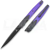 Bestechman Lanza - PVD - G10 kääntöveitsi, musta, purppura