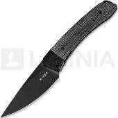 Kizer Cutlery Mini Momo kääntöveitsi, Micarta, musta