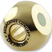 Audacious Concept Aurora Bead - Brass - Hand Polished