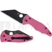 Spyderco Yojimbo 2 Pink G10 CPM S30V Black Blade SPRINT RUN kääntöveitsi