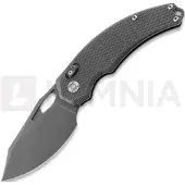 Kunwu Knives X-Padre - Stonewashed - Titanium kääntöveitsi, Diamond Texture
