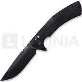 ANV Knives A400 BB - DLC Black Sleipner - G10 kääntöveitsi, musta