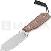 Straight Line Digger - Stonewashed - Natural Canvas Micarta veitsi