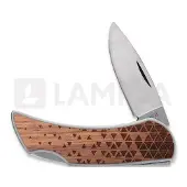 Case Knives Woodchuck Triangle Brushed Stainless Steel Executive Lockback kääntöveitsi