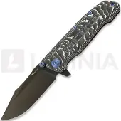 Reate 9D-V2 kääntöveitsi, White Storm Fat Carbon, Black DLC