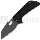 Kizer Cutlery Takahe S35VN kääntöveitsi, Black Titanium, Matte DLC Ultra