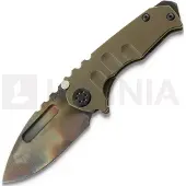 Medford Micro T S35VN Vulcan DP kääntöveitsi, OS Bronze