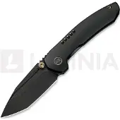 We Knife Micro Trogon, Black Titanium, Black Stonewash